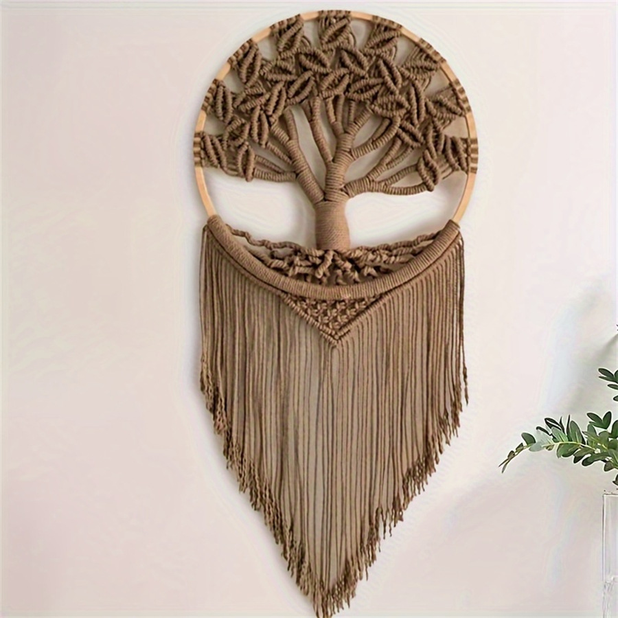 Home Decor Tree - Drzewo życia Makrama Wisząca Ściana Ręcznie