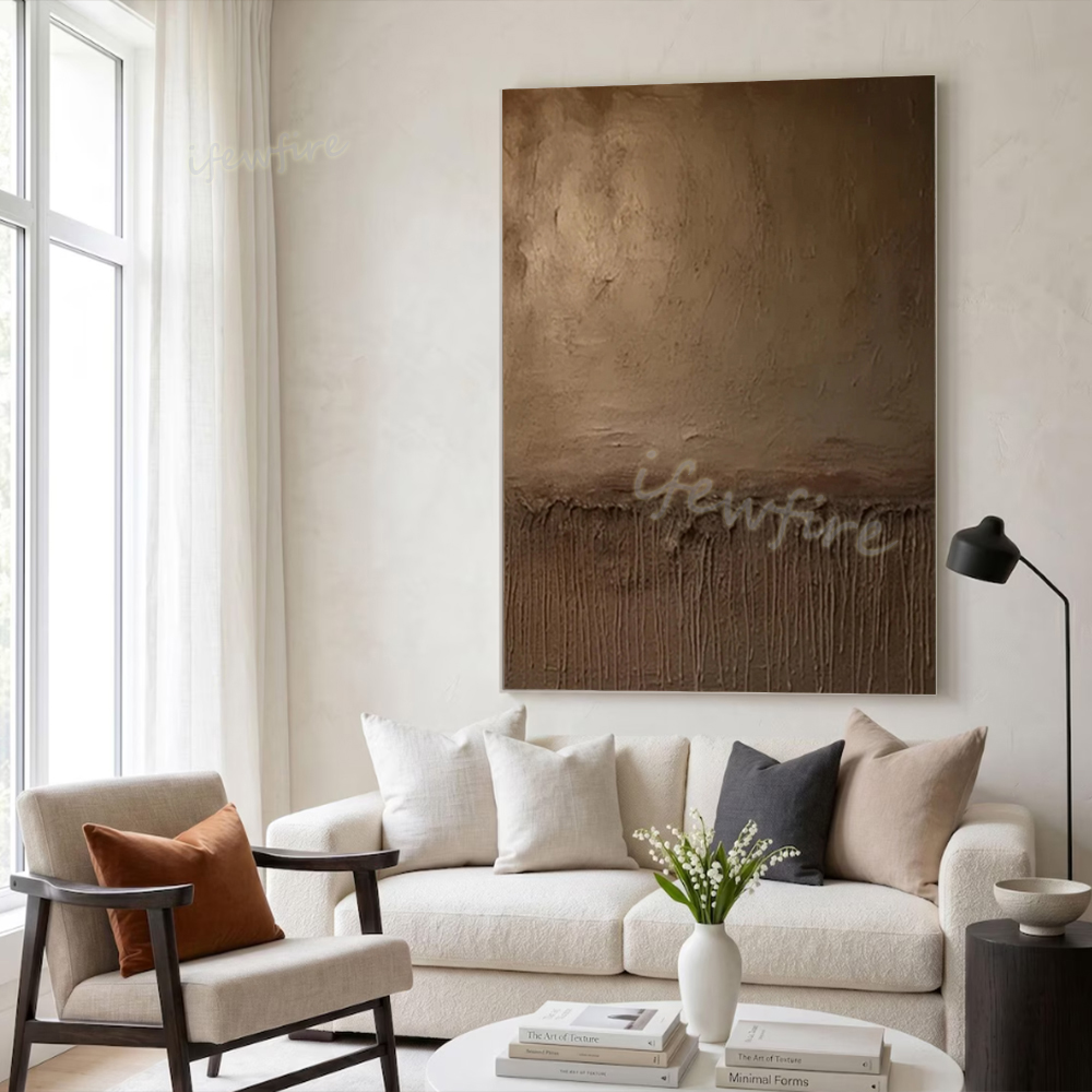 Abstract Oil Painting - Nowoczesny abstrakcyjny obraz olejny na płótnie,