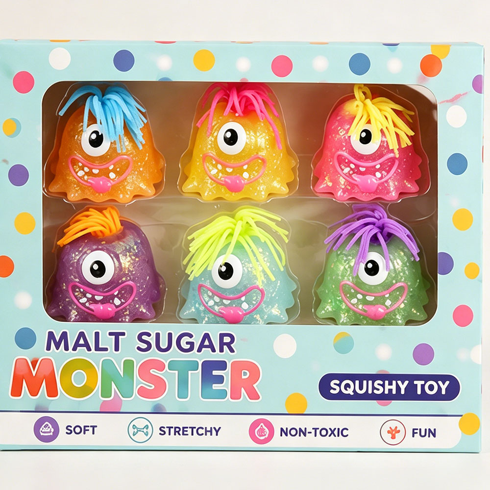 Home Decor Aesthetic - Uroczy Maltose Monster Squishy Silikonowy Gniotek