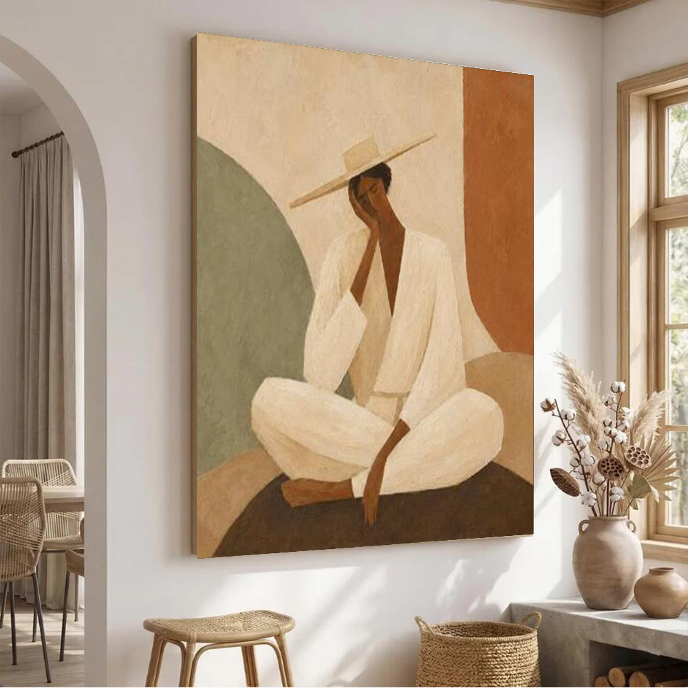Abstract Oil Painting - Abstrakcyjny obraz olejny na płótnie -