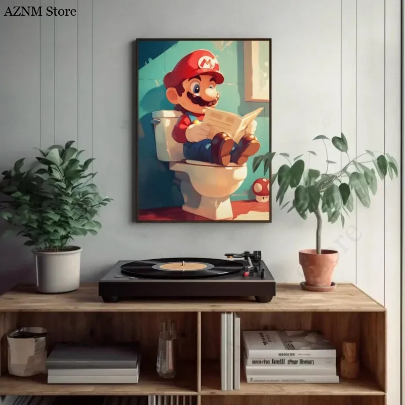 Zabawny Plakat z Kreskówkowymi – Home Decor Video recenzja i cena