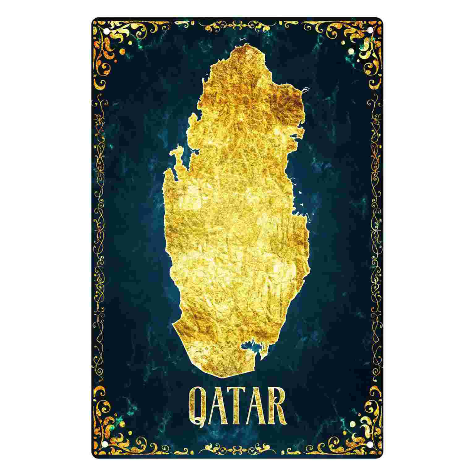 2D PŁASKA METALOWA DEKORACJA Ś – Home Decor Qatar recenzja i cena