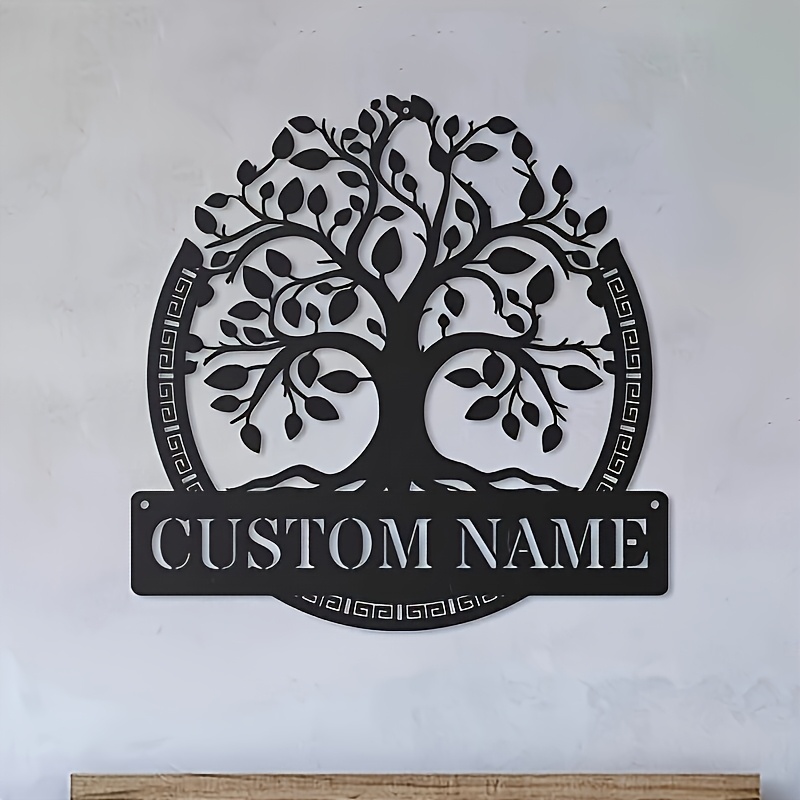 Metalowa dekoracja ścienna z m – Home Decor Tree recenzja i cena