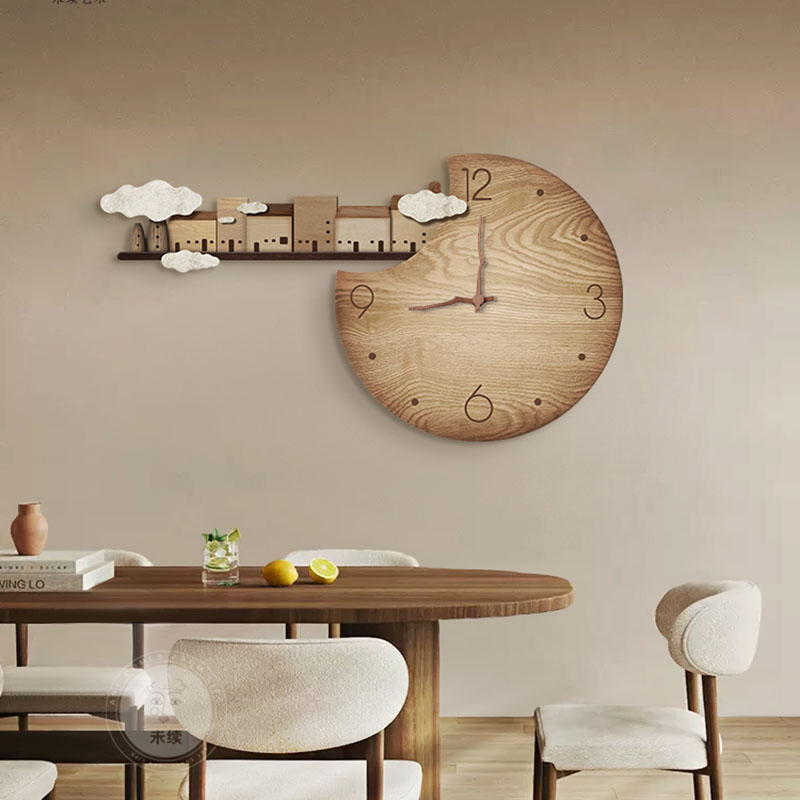 Cichy zegar ścienny w stylu Ja – Home Decor Japandi Style recenzja i cena