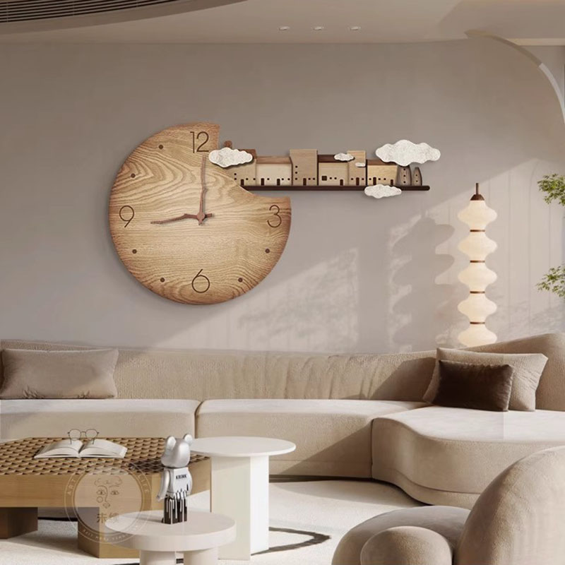 Cichy zegar ścienny w stylu Ja – Home Decor Japandi Style recenzja i cena