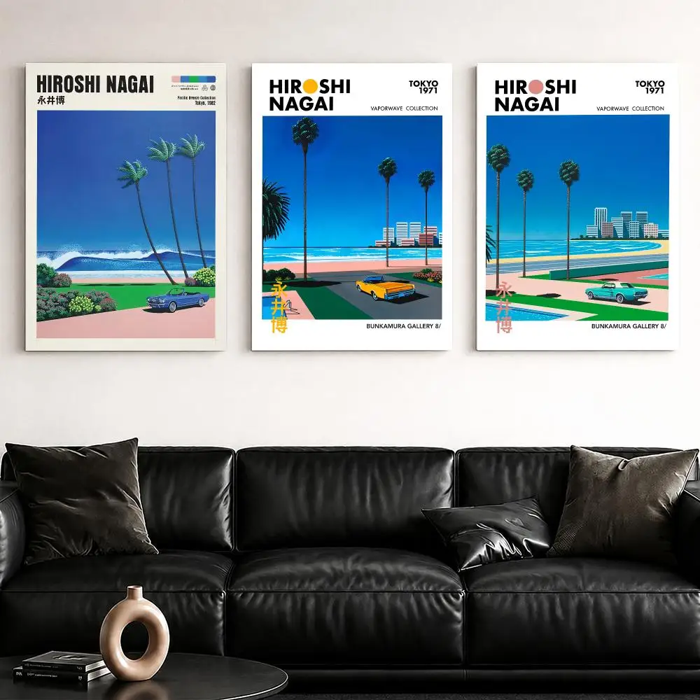 H-Hiroshi Nagai Scena Miejska  – Abstract Oil Painting recenzja i cena