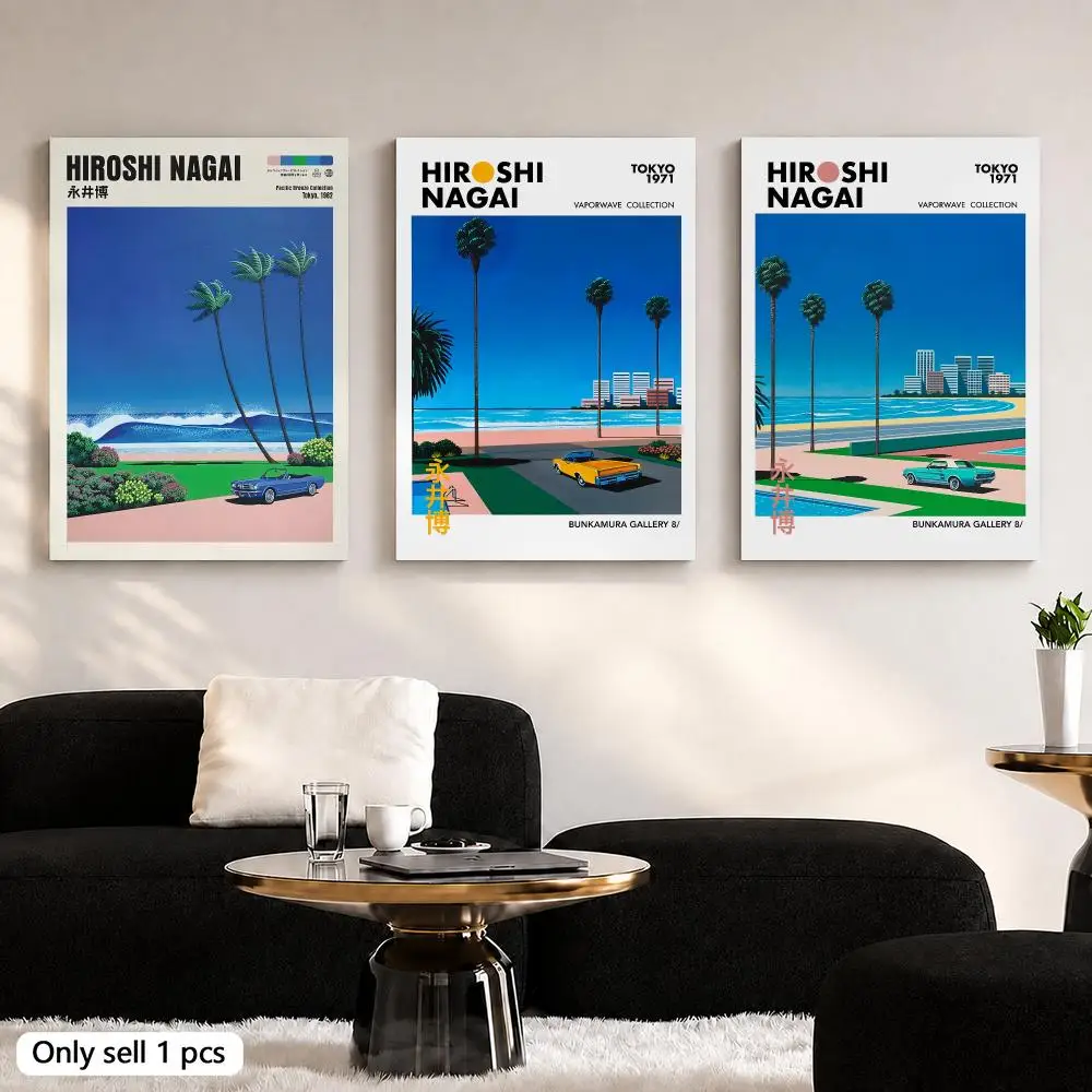 H-Hiroshi Nagai Scena Miejska  – Abstract Oil Painting recenzja i cena