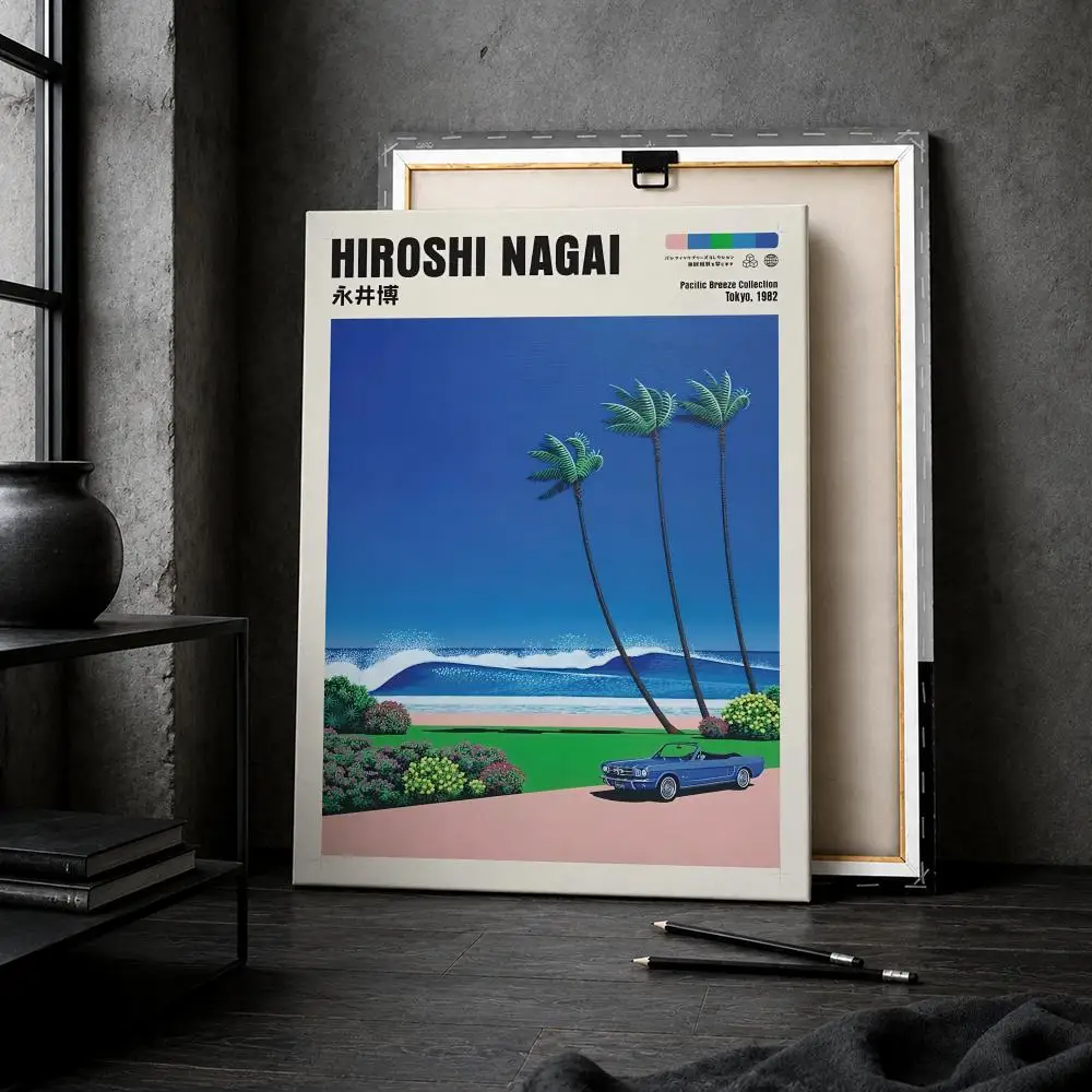H-Hiroshi Nagai Scena Miejska  – Abstract Oil Painting recenzja i cena