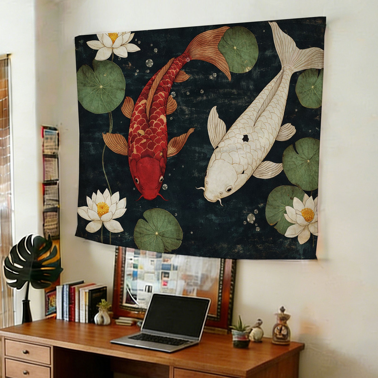 Luksusowa gobelina z rybami Ko – Home Decor Japandi Style recenzja i cena