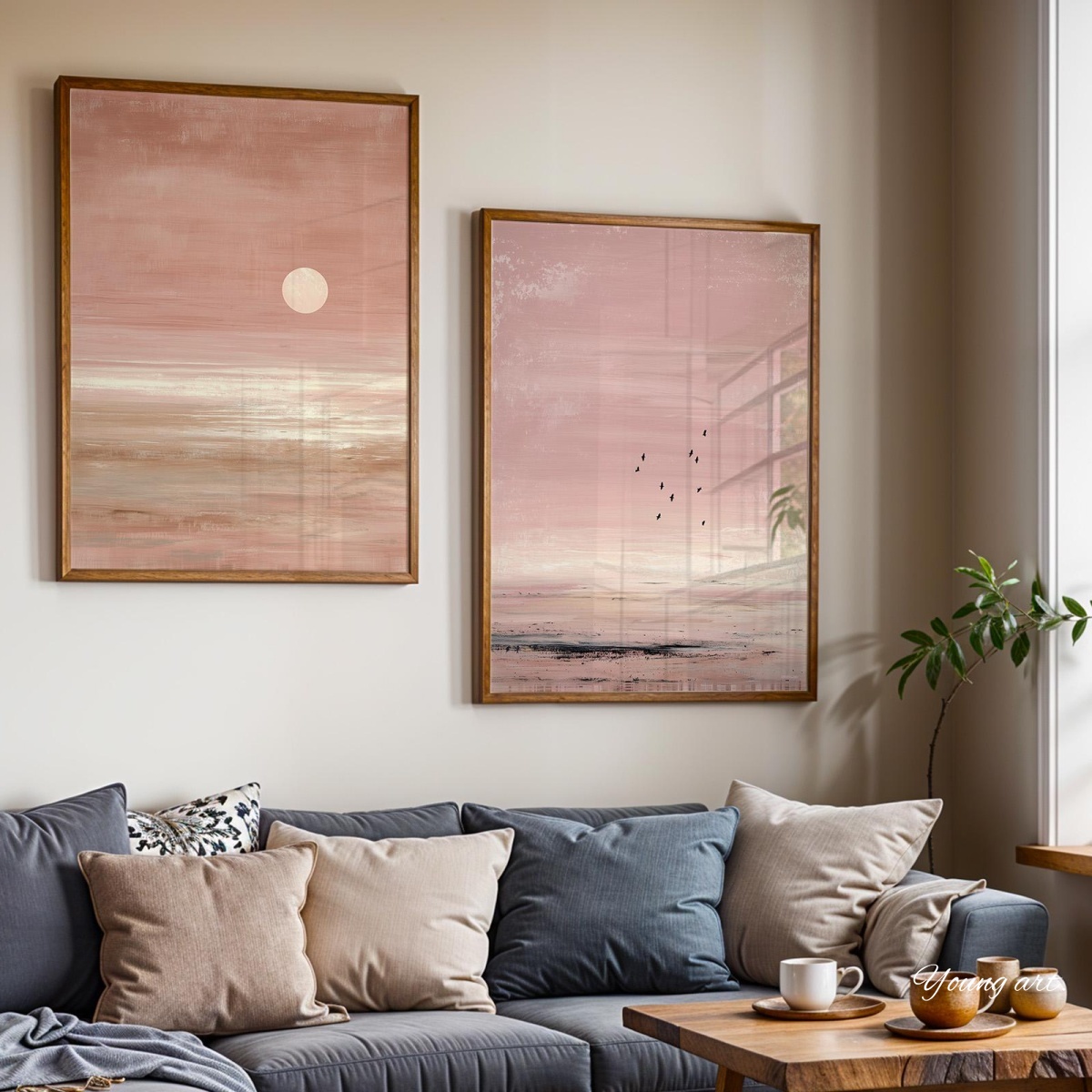2 szt./zestaw Japońskie Różowe – Home Decor Japandi Style recenzja i cena