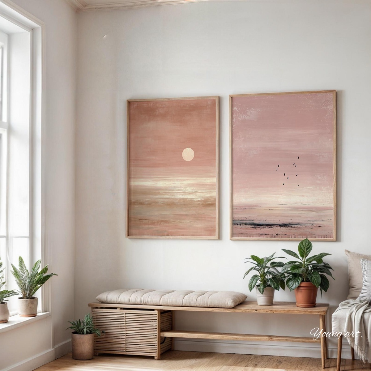 2 szt./zestaw Japońskie Różowe – Home Decor Japandi Style recenzja i cena