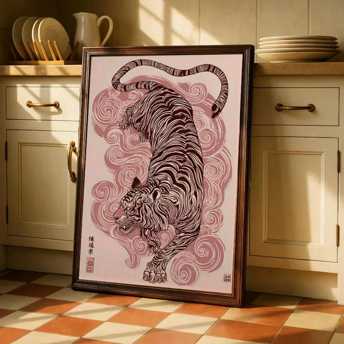 Japoński Tygrys na Płótnie – P – Home Decor Japandi Style recenzja i cena