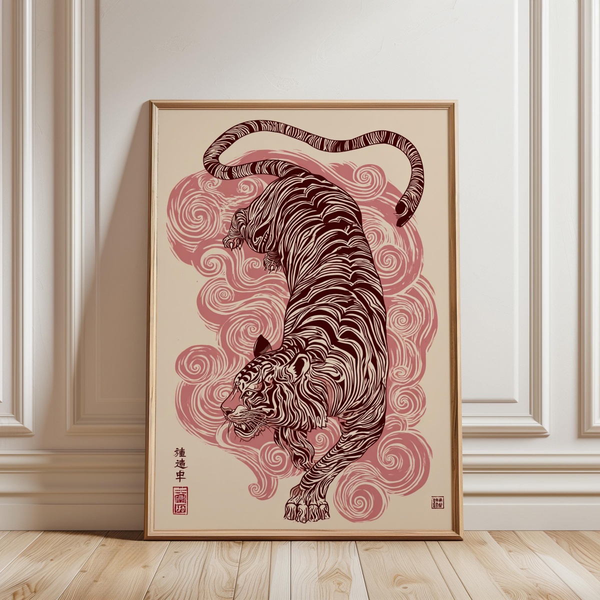 Japoński Tygrys na Płótnie – P – Home Decor Japandi Style recenzja i cena