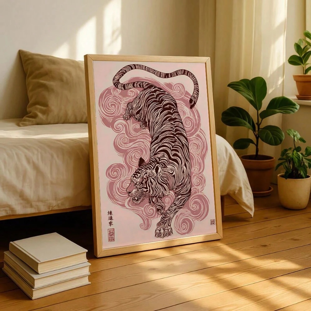 Japoński Tygrys na Płótnie – P – Home Decor Japandi Style recenzja i cena